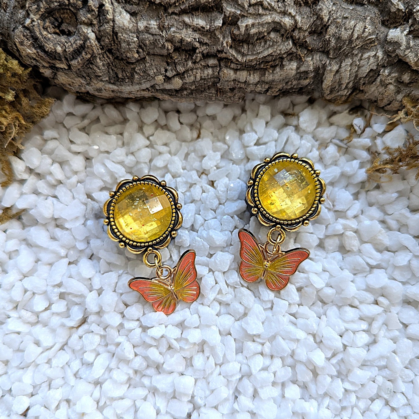 Orange Butterfly Plugs