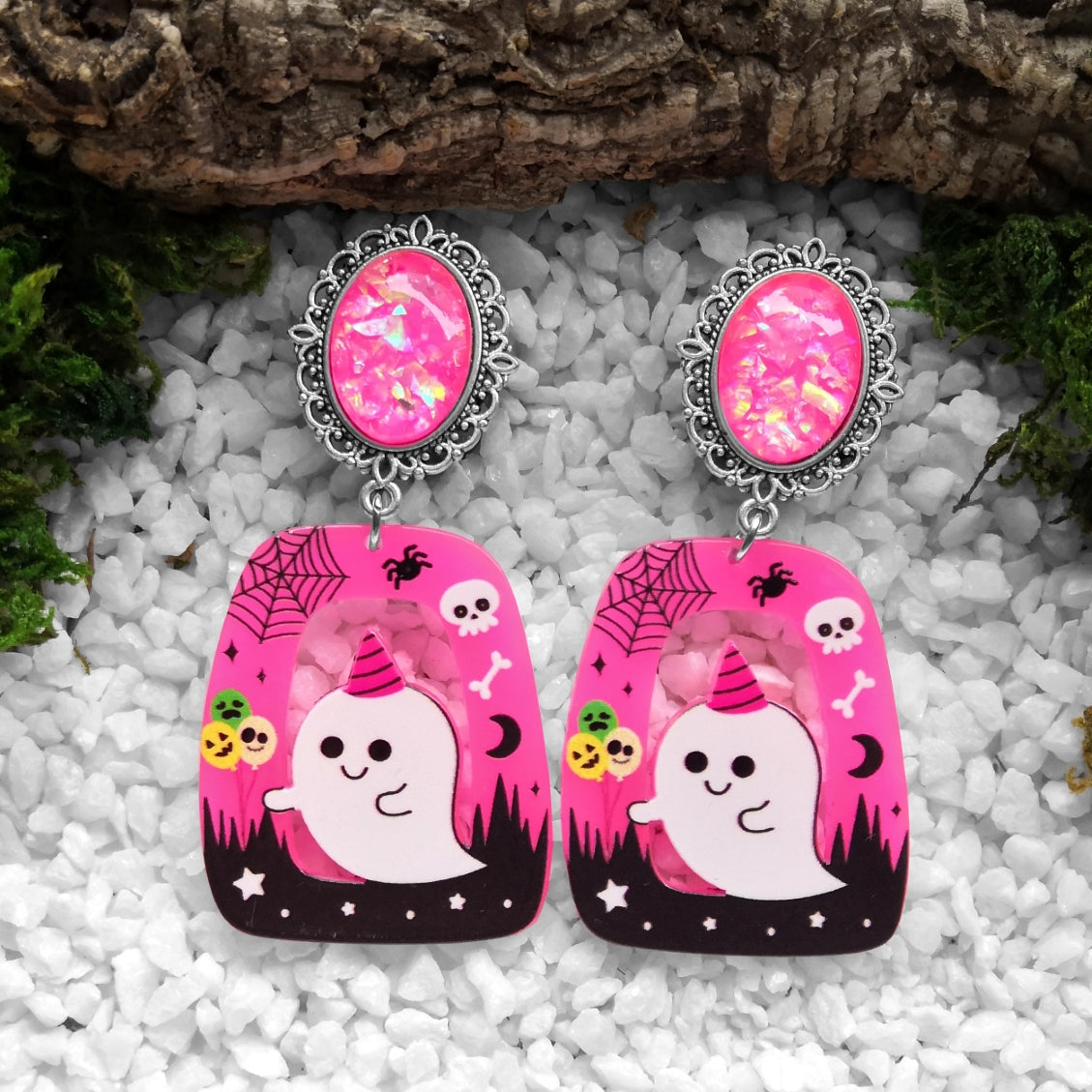Pink Party Ghost Plugs