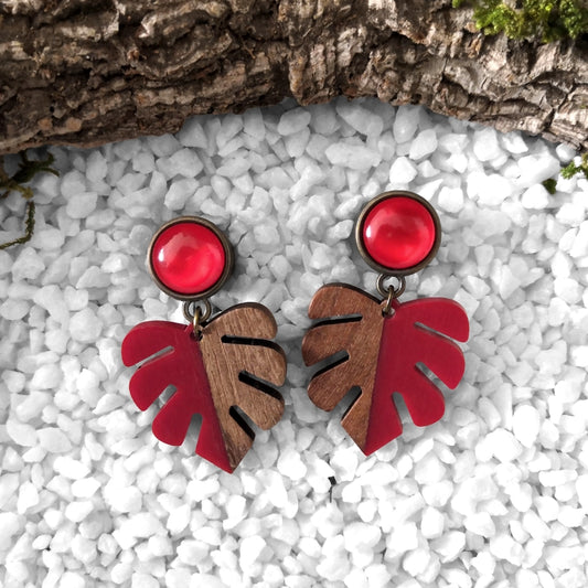 Red Monstera Plugs