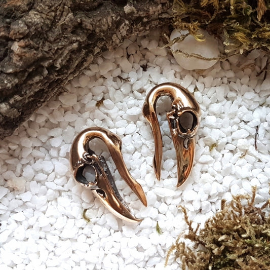 Rosegold Raven Skull Gewichte