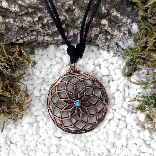 Rosegold Geometrical Kette