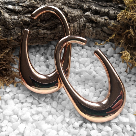 Rosegold Oval Gewichte