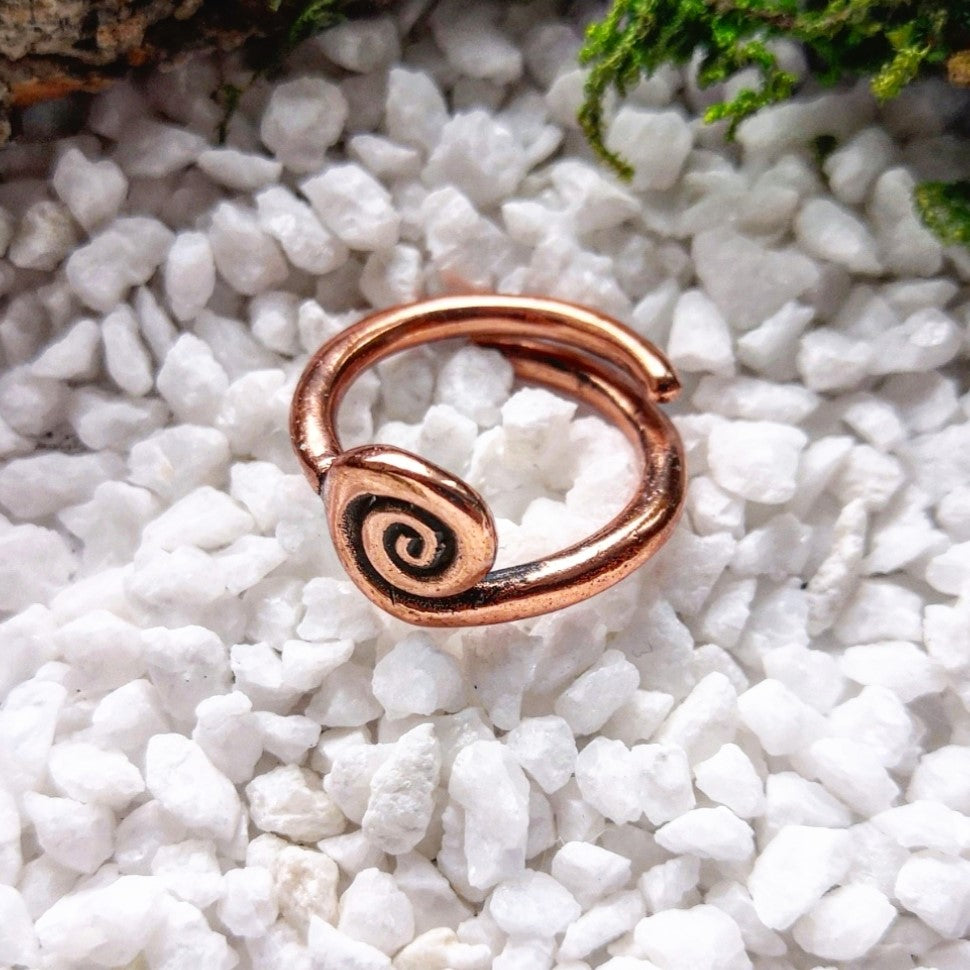 Rosegold Swirl Ring