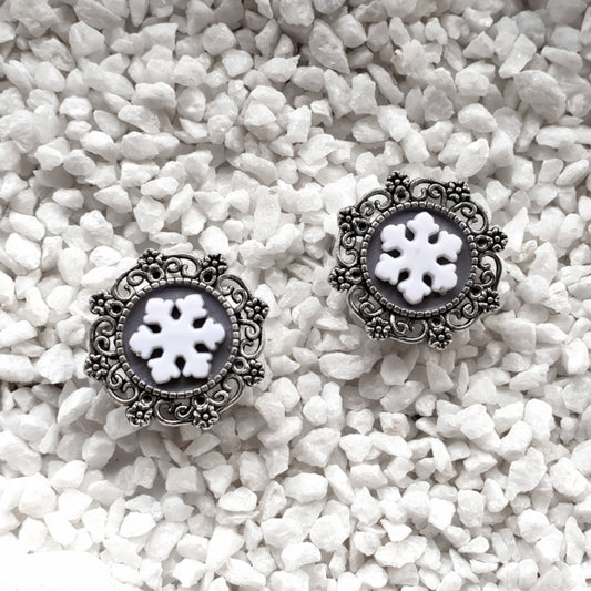 Silver Snowflake Plugs