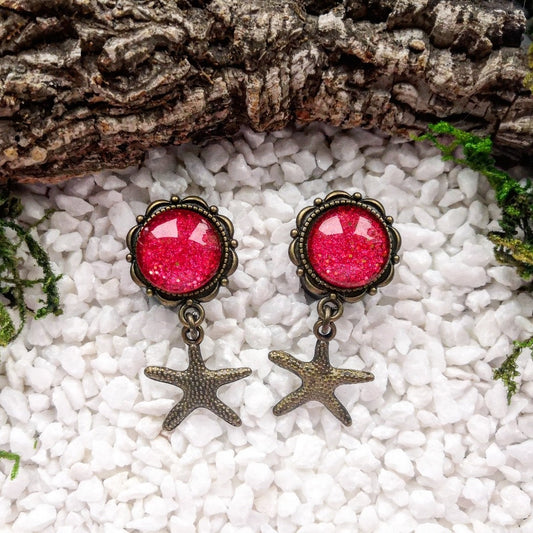 Small Pretty Starfish Plugs