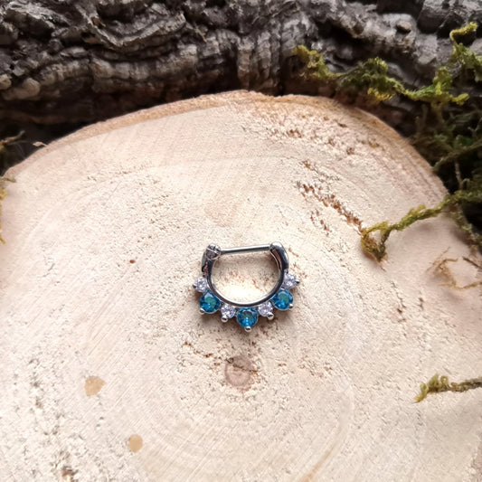 Silver Turquoise Clicker