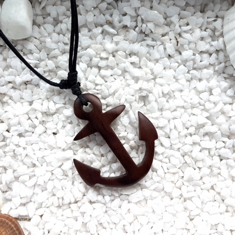 Wooden Anchor Kette