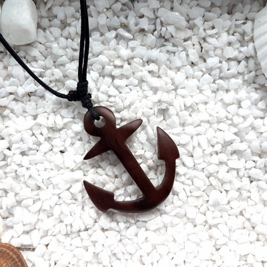 Wooden Anchor Kette